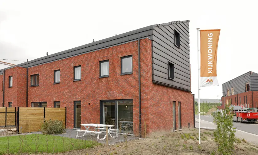 willebroek de naeyer mooie architectuur kijkwoning Gevel van kijkwoning