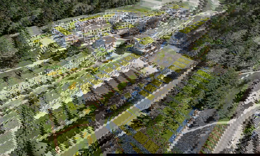 Luchtbeeld van Ukkel