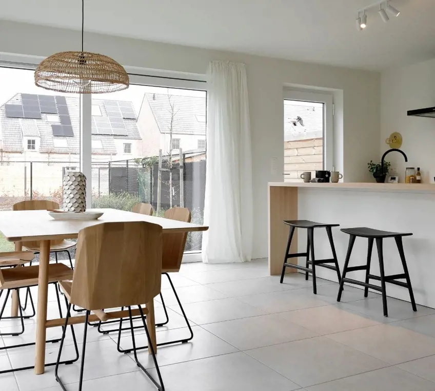 essen schildershof living eettafel keuken Modern en comfortabel interieur met veel natuurlijk licht