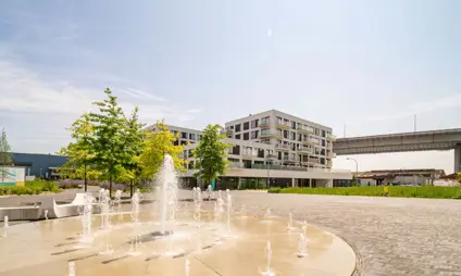 Maison Waterzicht (Vilvoorde) avec 3 chambres, terrasse et petit jardin - photo des environs du bâtiment