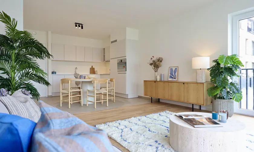 kijkappartement interieur leefruimte