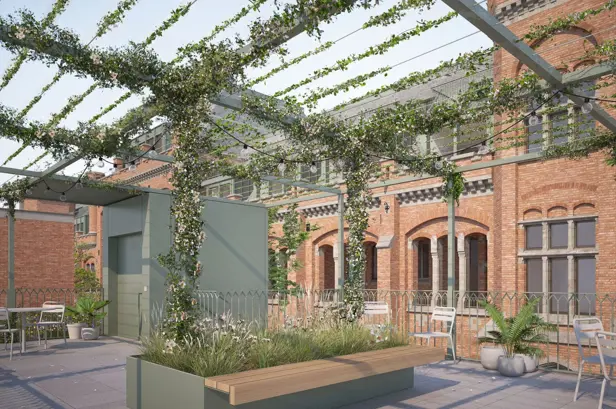 Binnentuin van De Kazerne