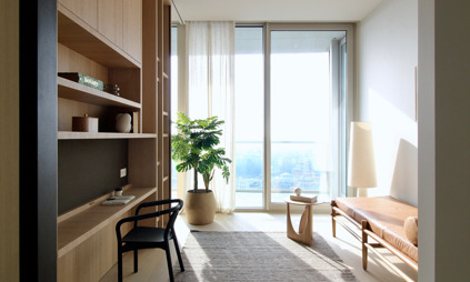 antwerp tower serenity kijkappartement bureau logeerkamer