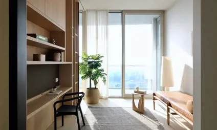 antwerp tower serenity viewing apartment serenity in the office and guest room