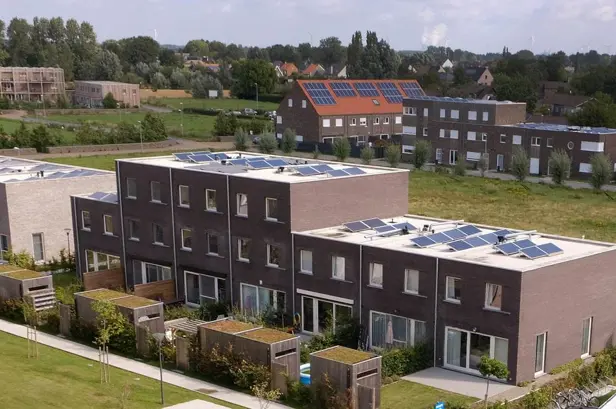 Daken van woningen