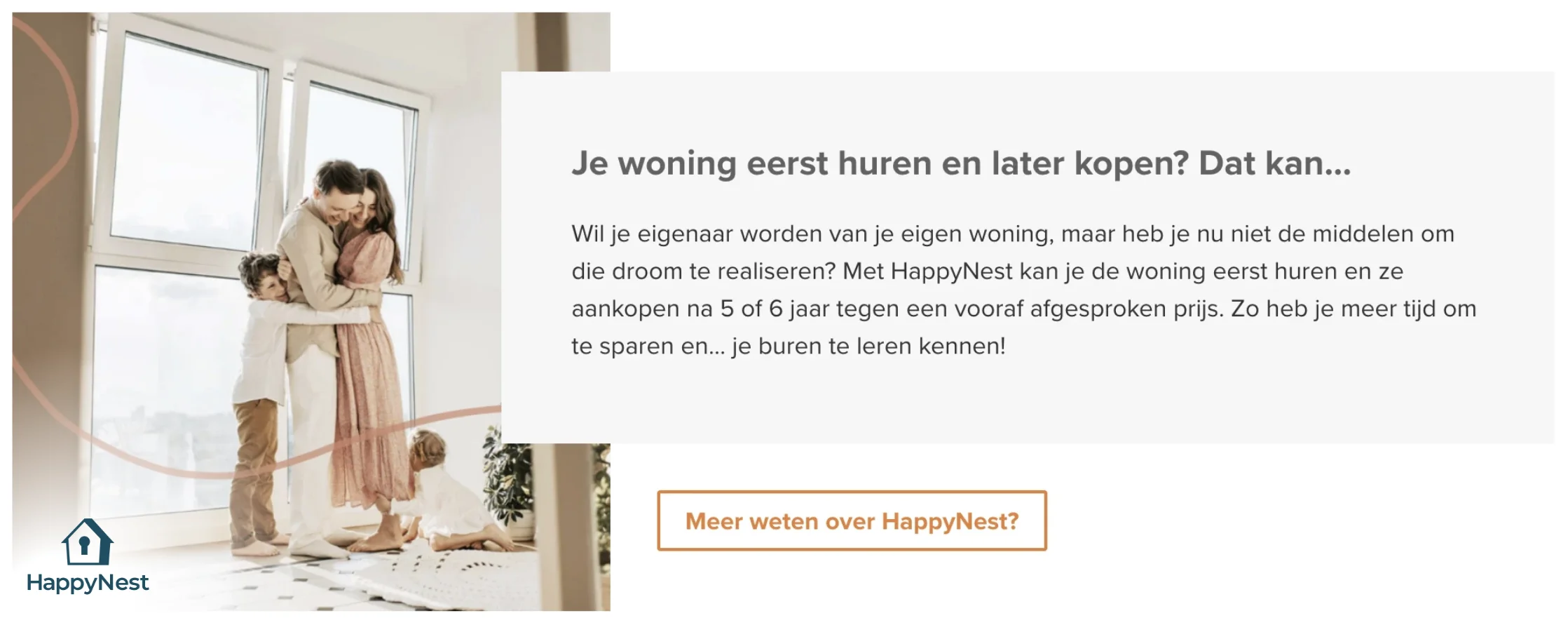 Je woning eerst huren en later kopen? Dat kan...