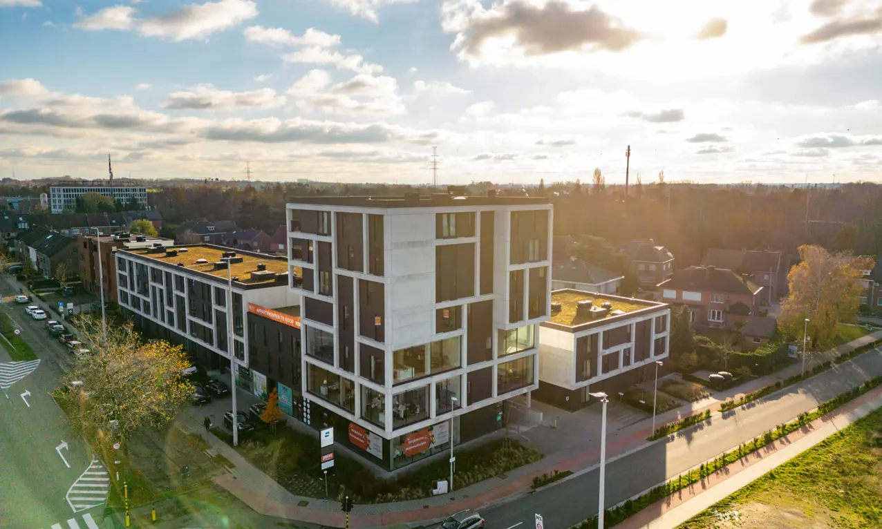 Residentie Alba langs de grote ring van Hasselt.