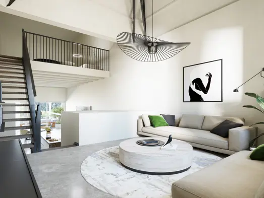 penthouse interieur woonkamer