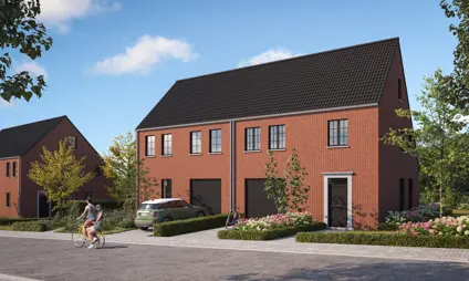 Moderne halfopen nieuwbouwwoning aan IJsvogellaan, Grimbergen. Ideaal voor gezinnen.
