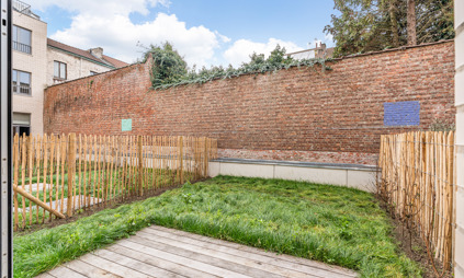 Huis te koop Tienen Dony gesloten bebouwing met tuin