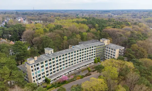 Vue aérienne de Genk - Herfstvreugde