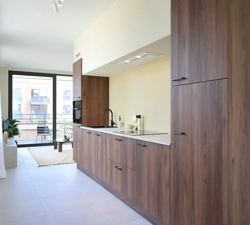 Deurne Eksterlaer Kijkappartement living woonkamer keuken terras appartement