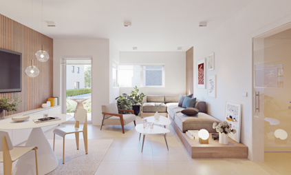 Appartements à vendre Ans - Esplanade des Coteaux - Vue intérieure