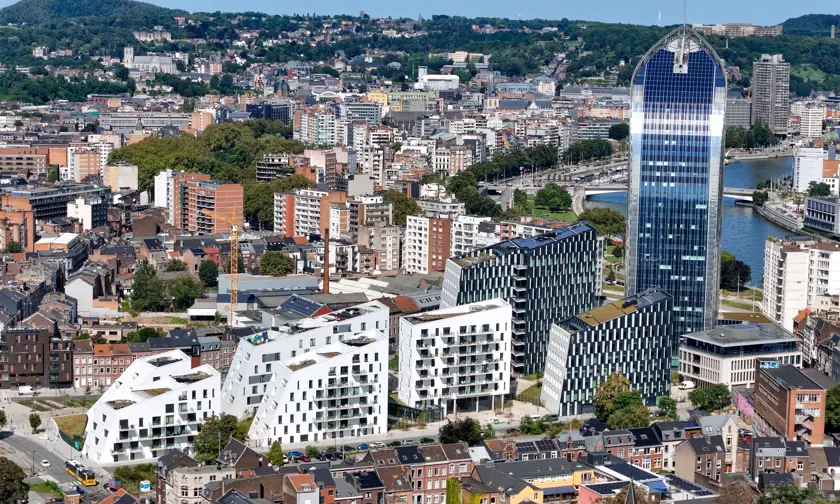 Appartements à vendre à Liège - Paradis Express - Vue aérienne