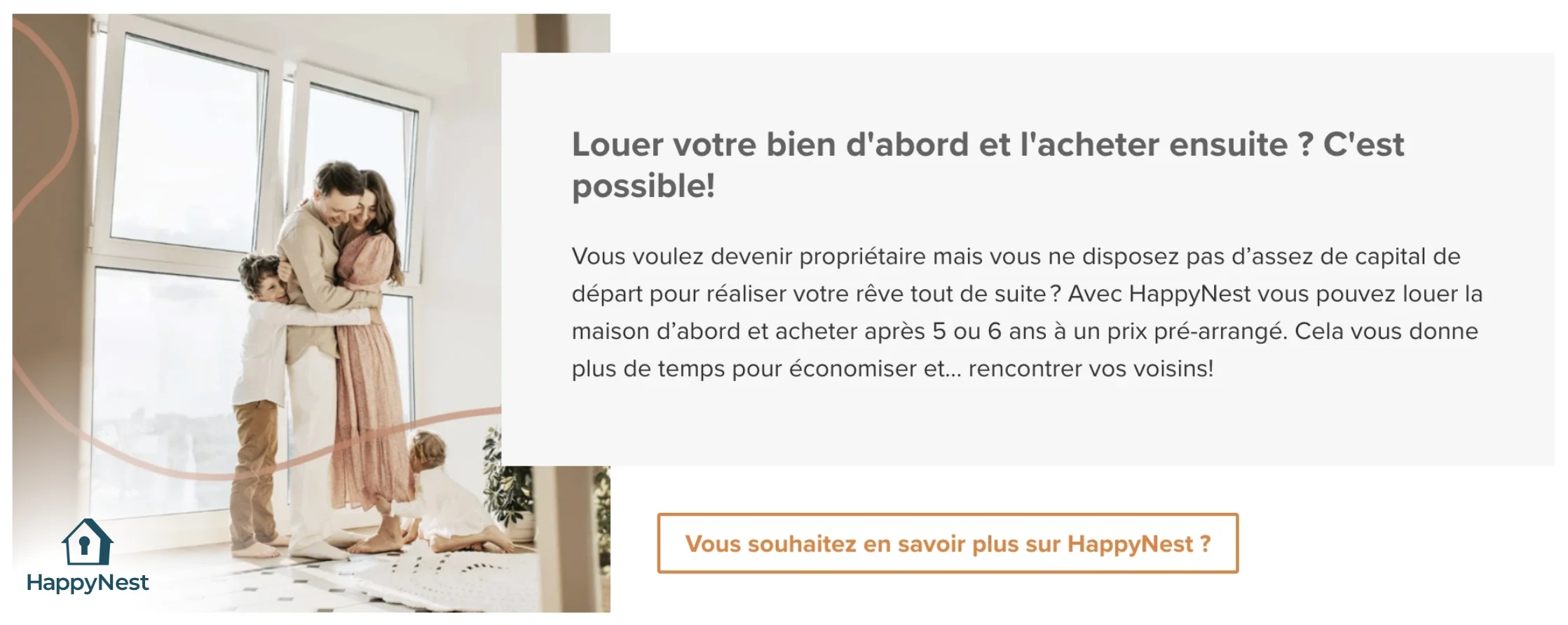  Louer votre bien d'abord et l'acheter ensuite ? C'est possible!