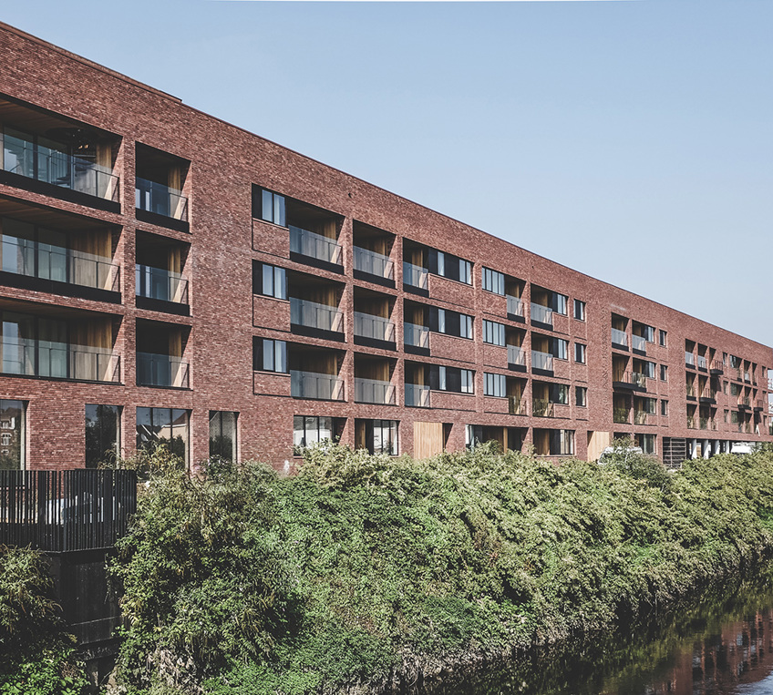 Gevel appartementen