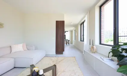 Deurne Eksterlaer Kijkappartement living woonkamer zetel terras