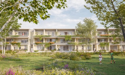 Tijl Uilenspiegel appartementen linkeroever groen Antwerpen