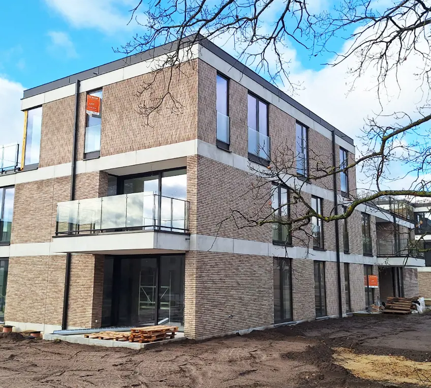 Nearly Energy Neutral apartments in Zonhoven.