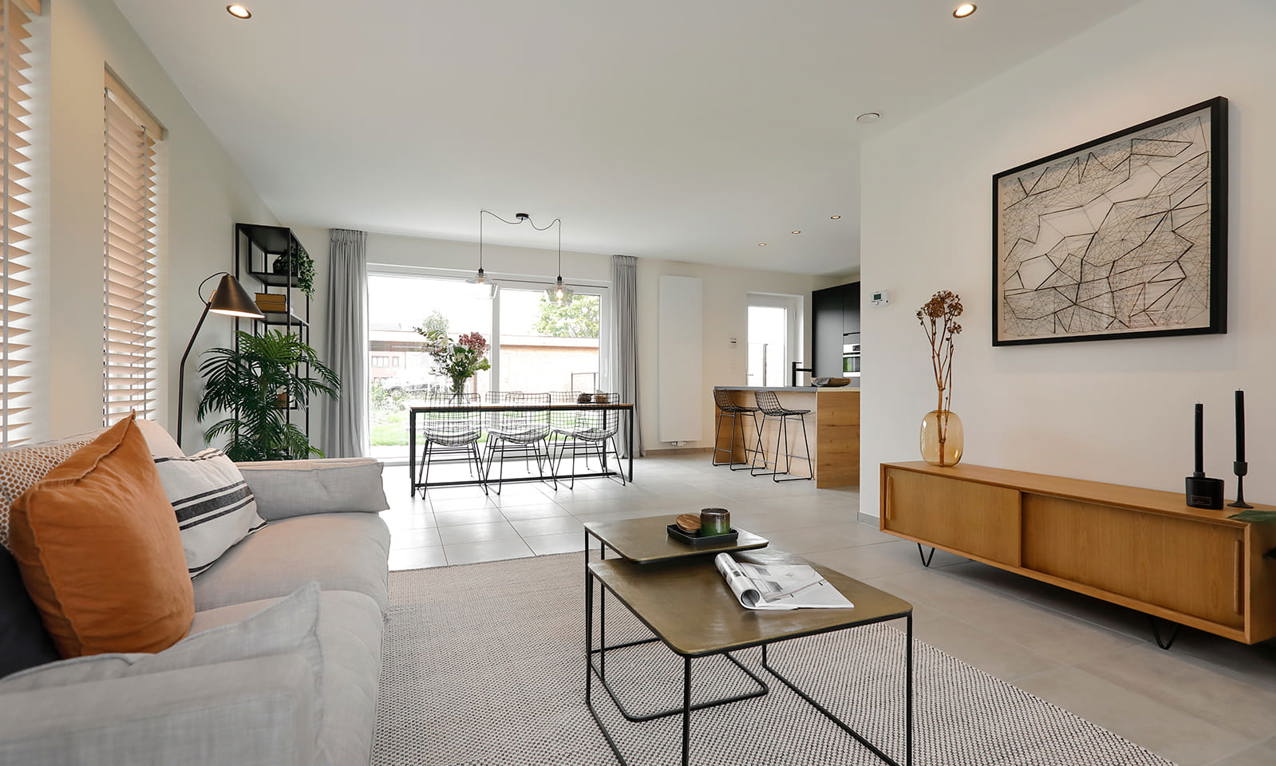 Living van de kijkwoning