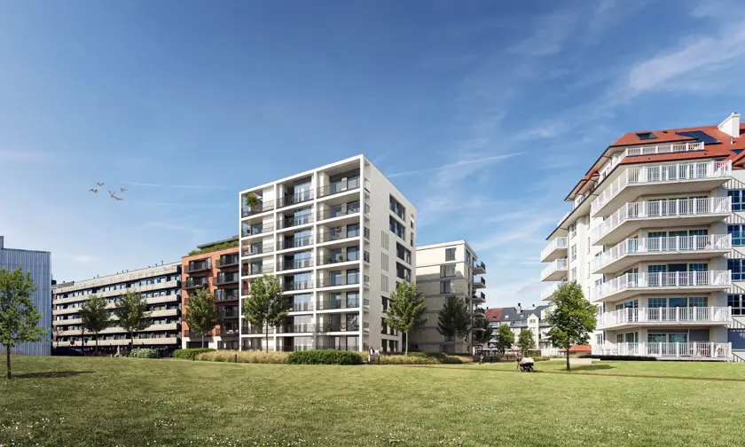 appartementen exterieur voorgevel