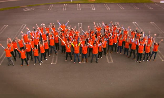 Matexi collega's op de parking