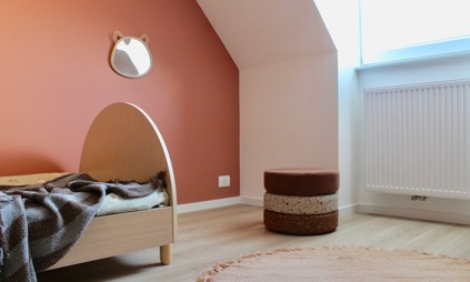 huis interieur slaapkamer detail