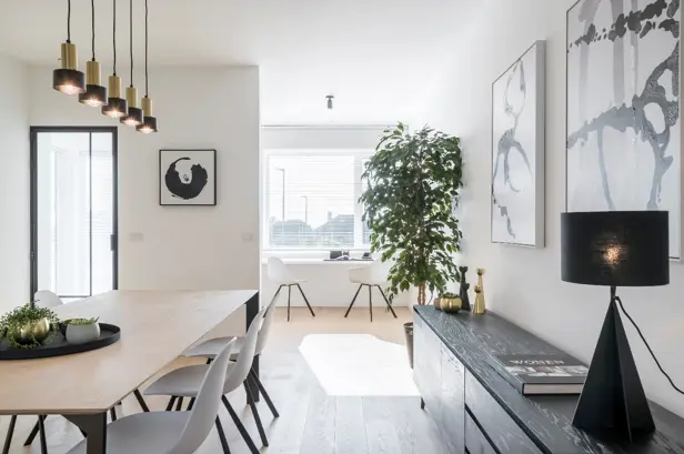 Interieur van een woning in Kortrijk