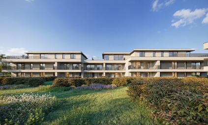 render parkappartementen eerste simulatie