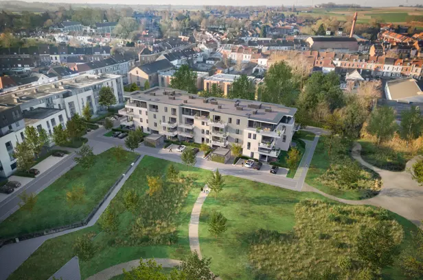 Immeuble exterieur aérien Tournai appartements