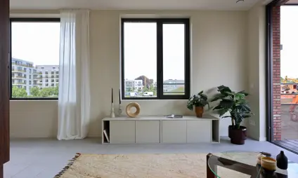 Deurne Eksterlaer Kijkappartement living woonkamer 
