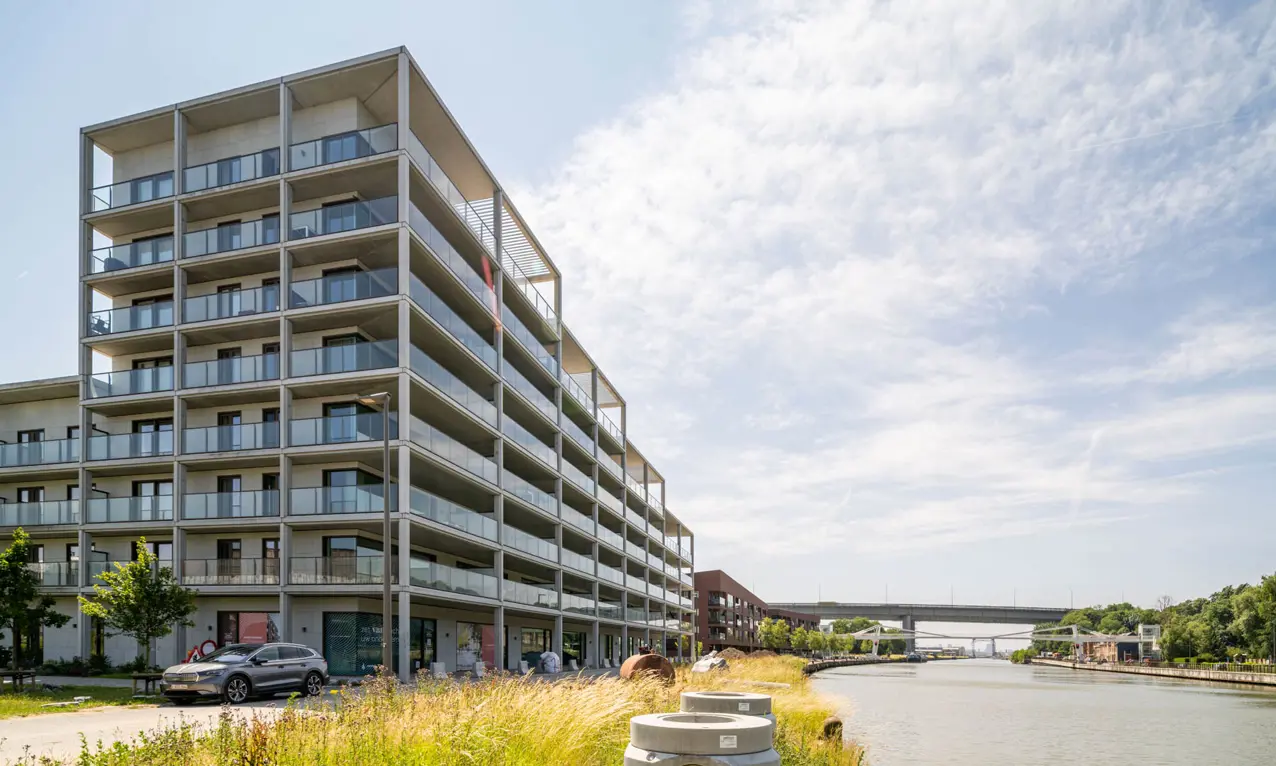 Maison Waterzicht (Vilvoorde) avec 3 chambres, terrasse et petit jardin - photo du bâtiment