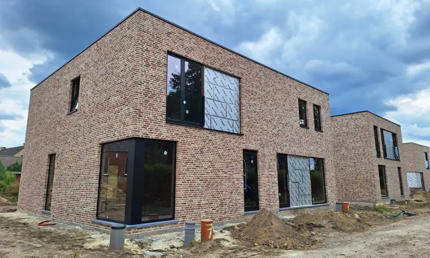 Maisons neuves modernes à Overpelt, Kattestraat.